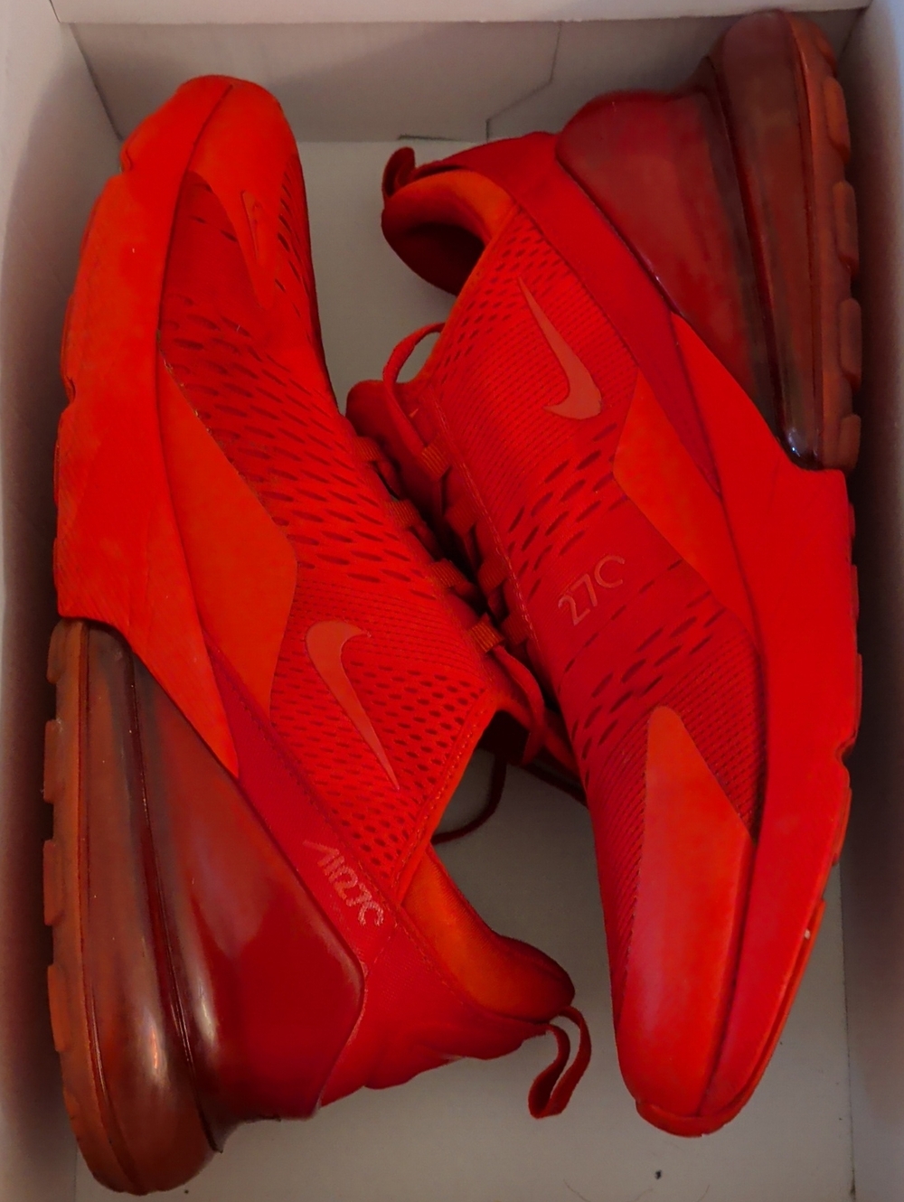 Nike Men’s Air Max 270 Sneakers - Bright Red Sz 11 Mens